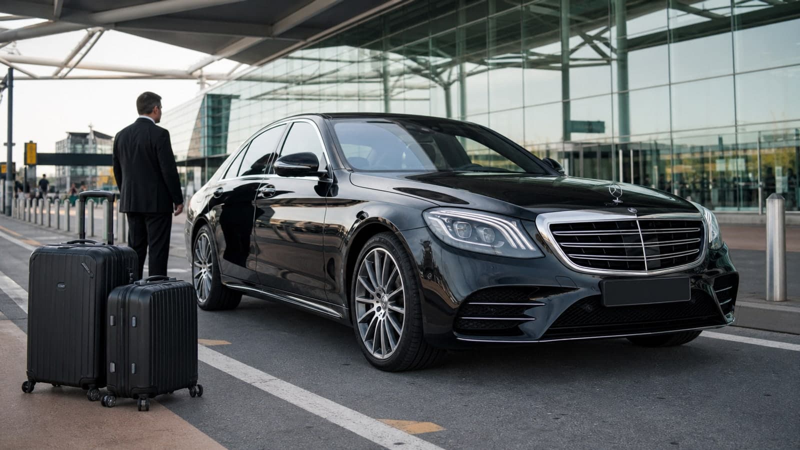 Mercedes de MeTransfers para La Mejor Opción de Gestión de equipaje en escalas cortas Haz tu tour por Barcelona mientras tus maletas van seguras en el maletero