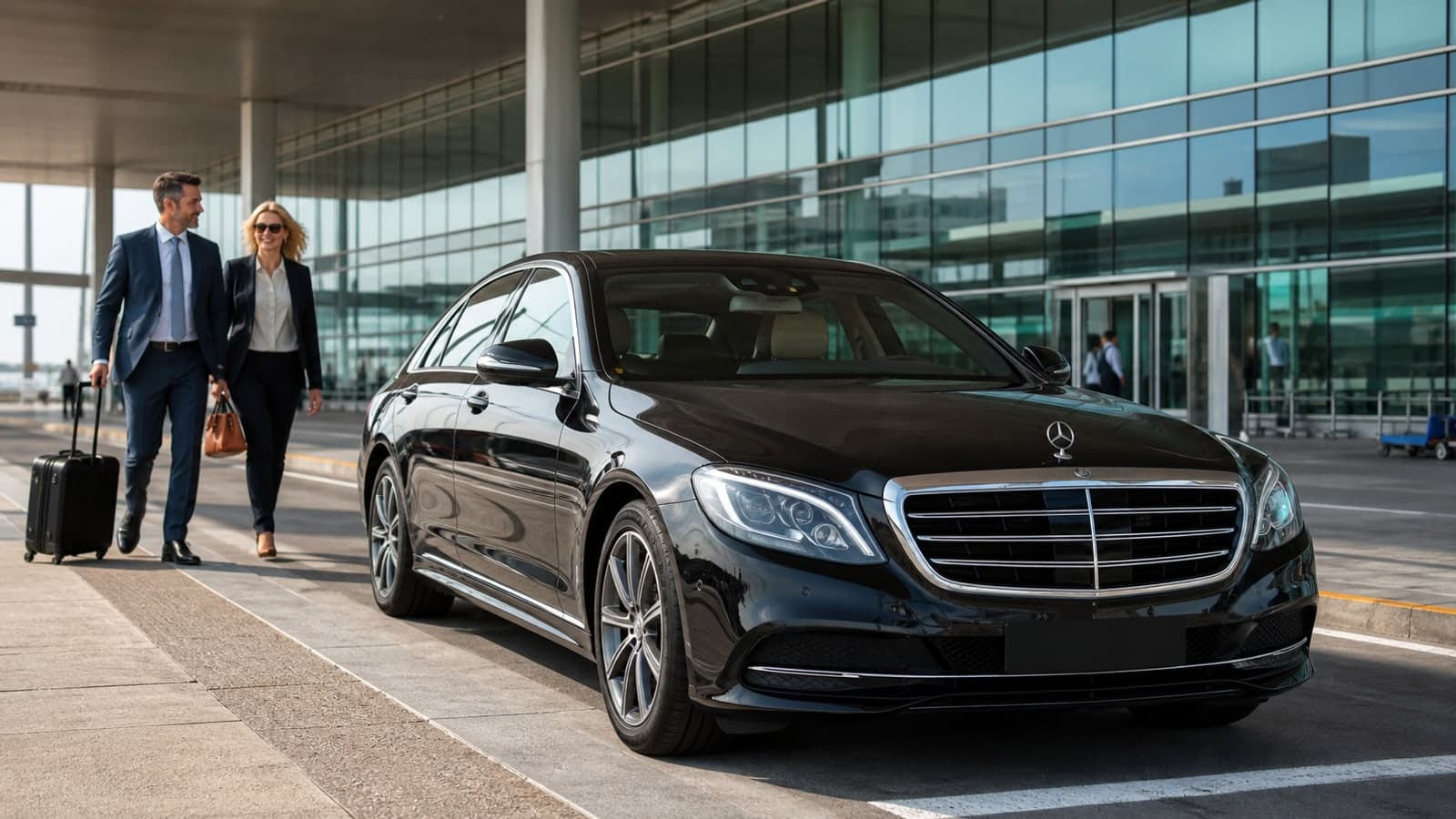 Mercedes de MeTransfers para La Mejor Opción de Movilidad para congresos en Barcelona Traslados directos del aeropuerto a Fira Barcelona o tu hotel