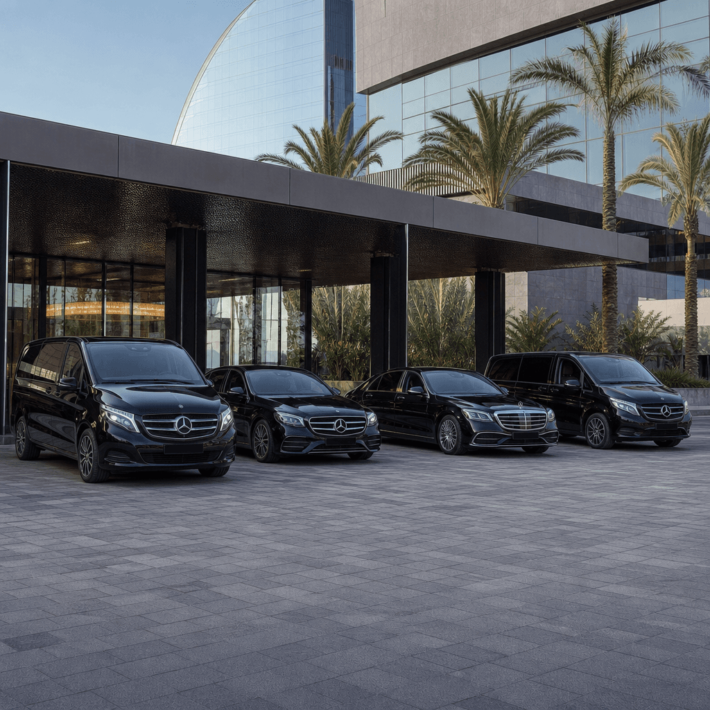 Flota premium de vehículos con chófer
